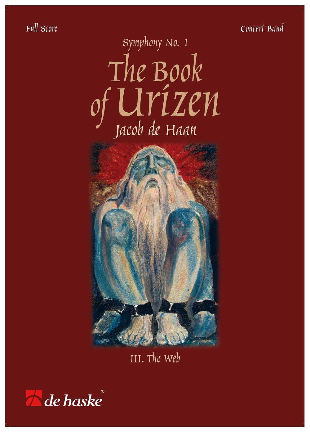 Le Livre d'Urizen III | Jacob de Haan | Orchestre d'harmonie | Partition + parties
