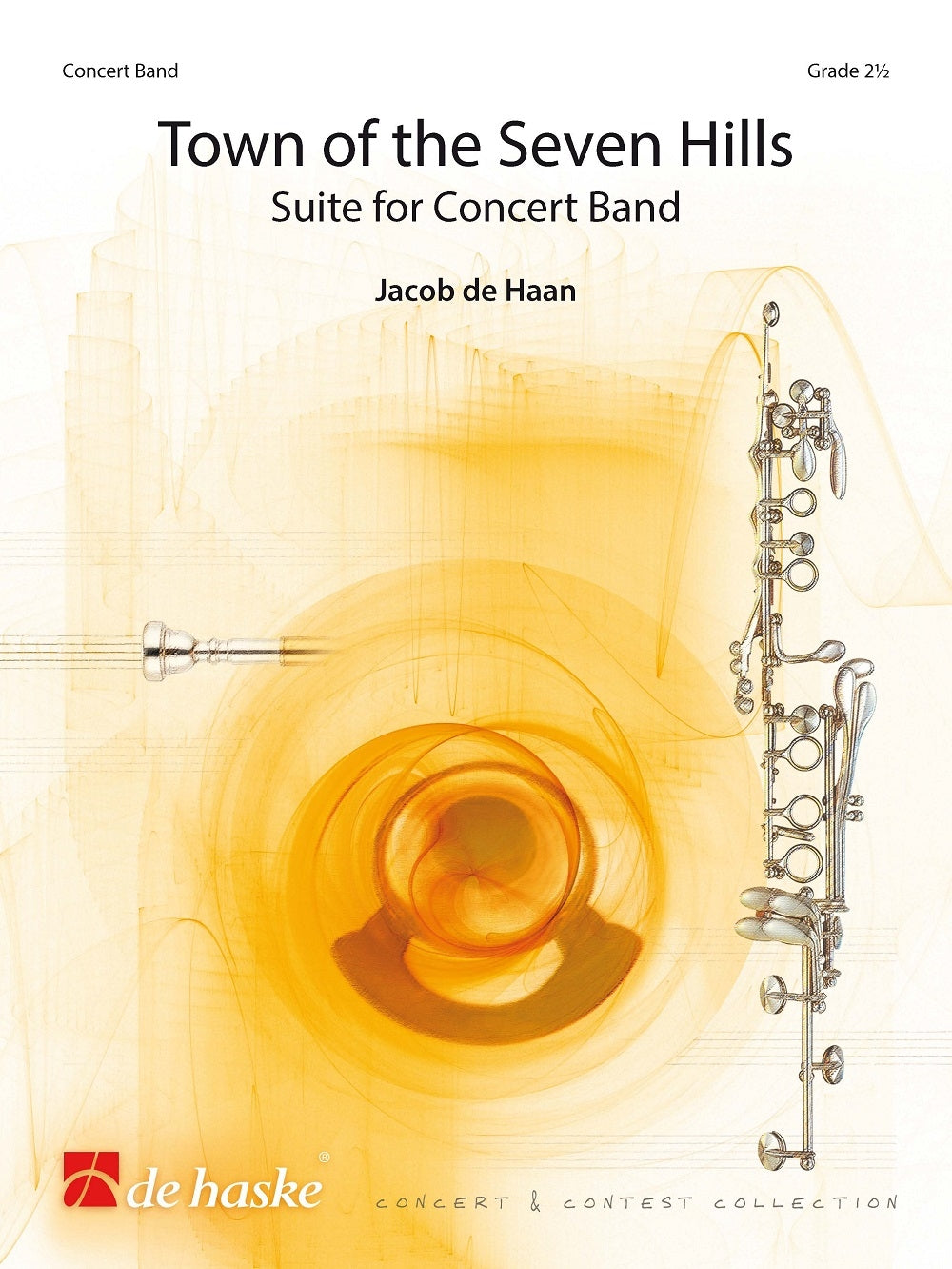 La Ville aux sept collines | Jacob de Haan | Orchestre d'harmonie | Partition + parties