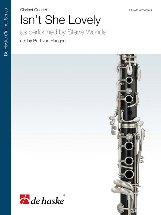 Isn't She Lovely | arr. Bert van Haagen | Quatuor de clarinettes