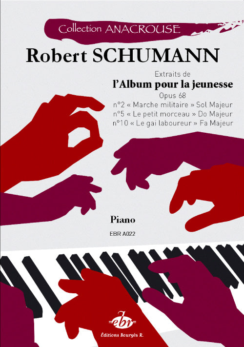 3 Piècettes Opus 68 de Robert Schumann, Livre pour piano