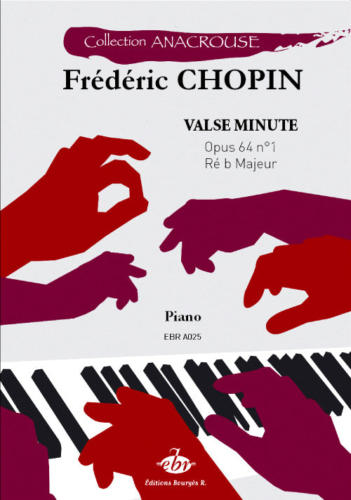 Valse Minute Opus 64 N°1 de Frédéric Chopin, Livre pour piano