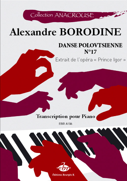 Danse Polovtsienne N°17 de Alexander Porfiryevich Borodin, Livre pour piano