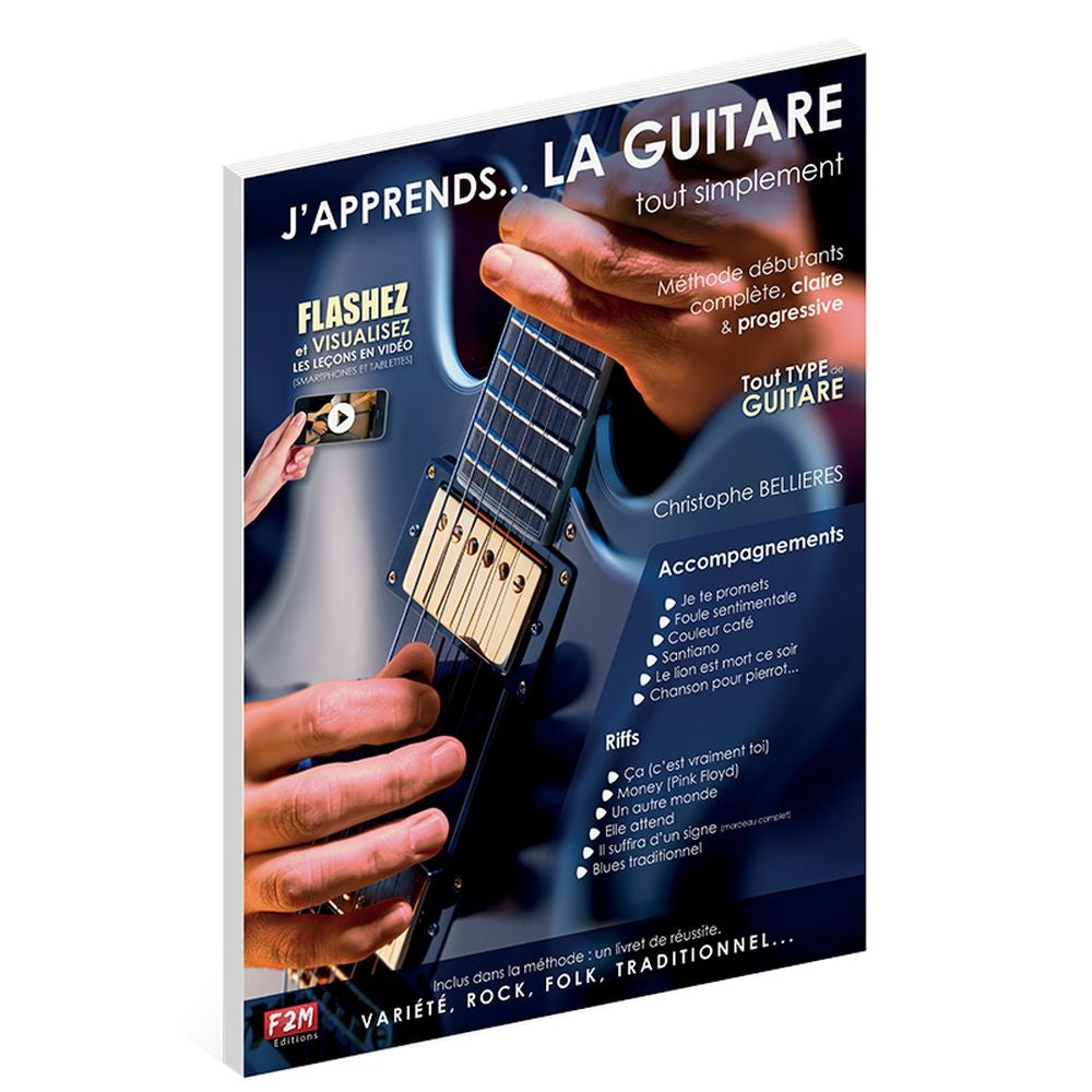 J'apprends... La Guitare ... tout simplement de Christophe Bellieres, Livre pour guitare