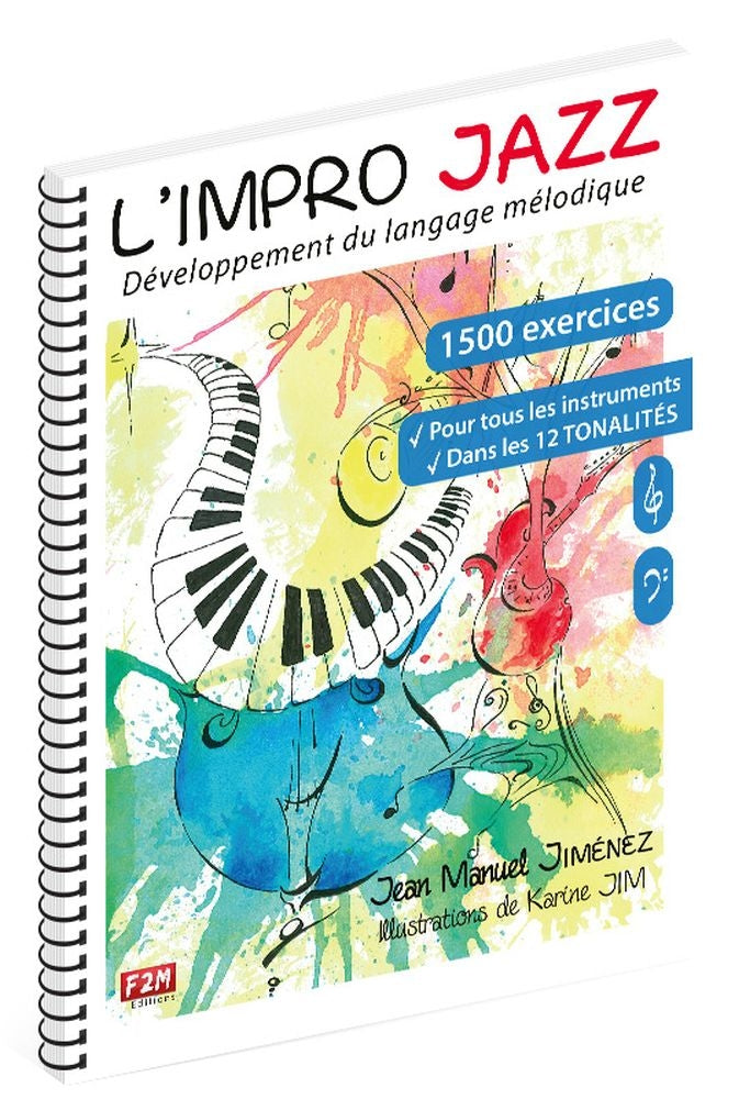 L'Impro Jazz de Jean Manuel Jimenez, Livre pour piano
