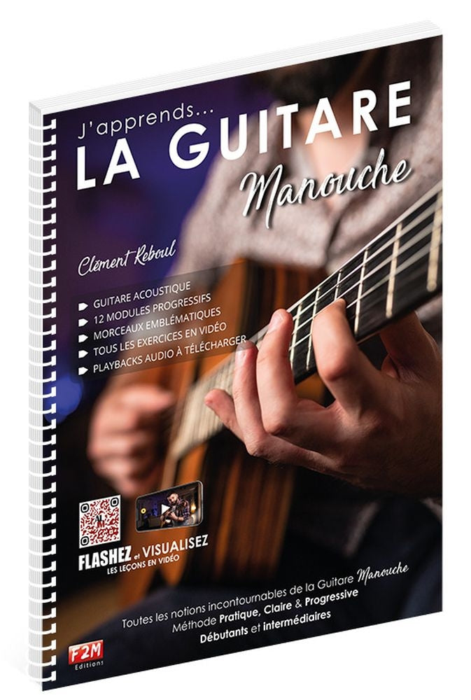 J'Apprends La Guitare Manouche de Clement Reboul, Livre pour guitare