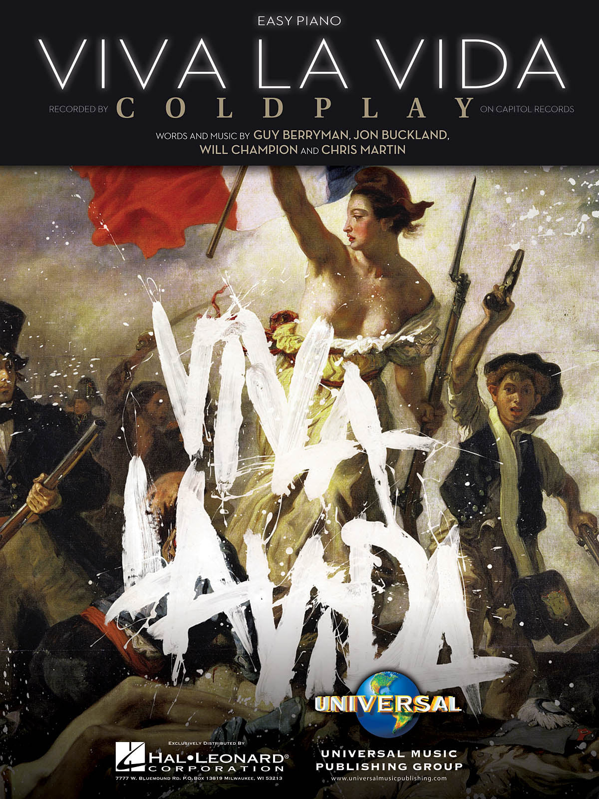 Viva La Vida, Livre pour piano facile