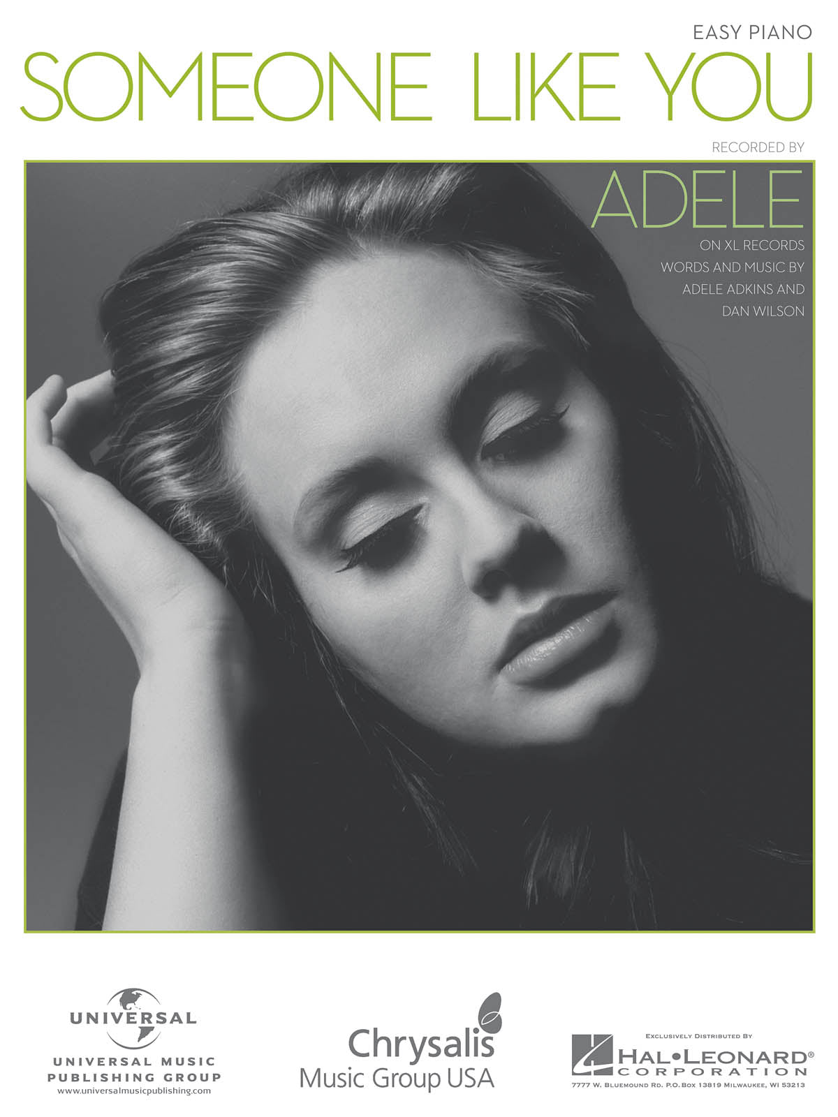Someone Like You, Livre pour piano facile