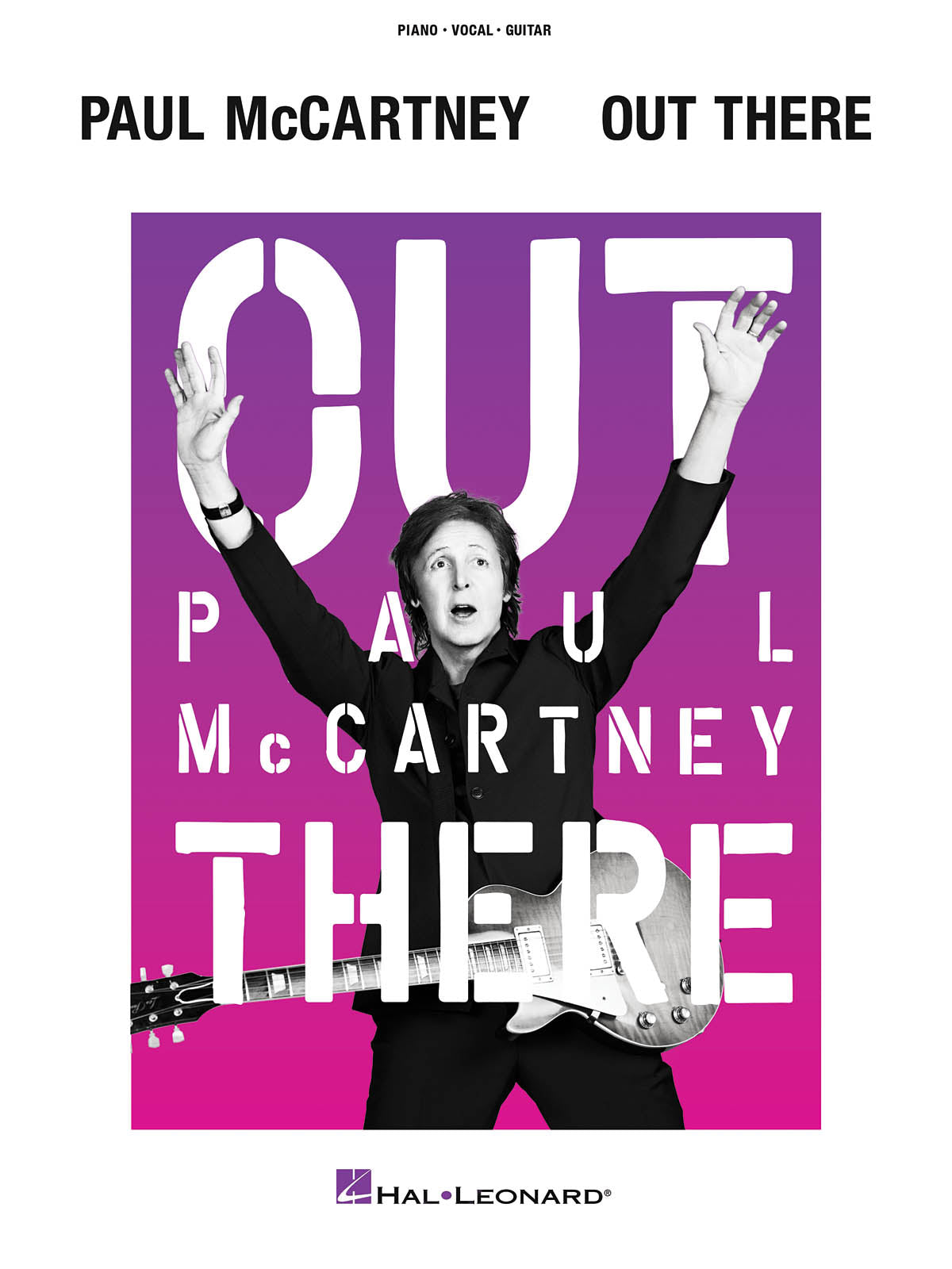 Paul McCartney - Out There Tour, Livre pour piano et Chant et Guitare