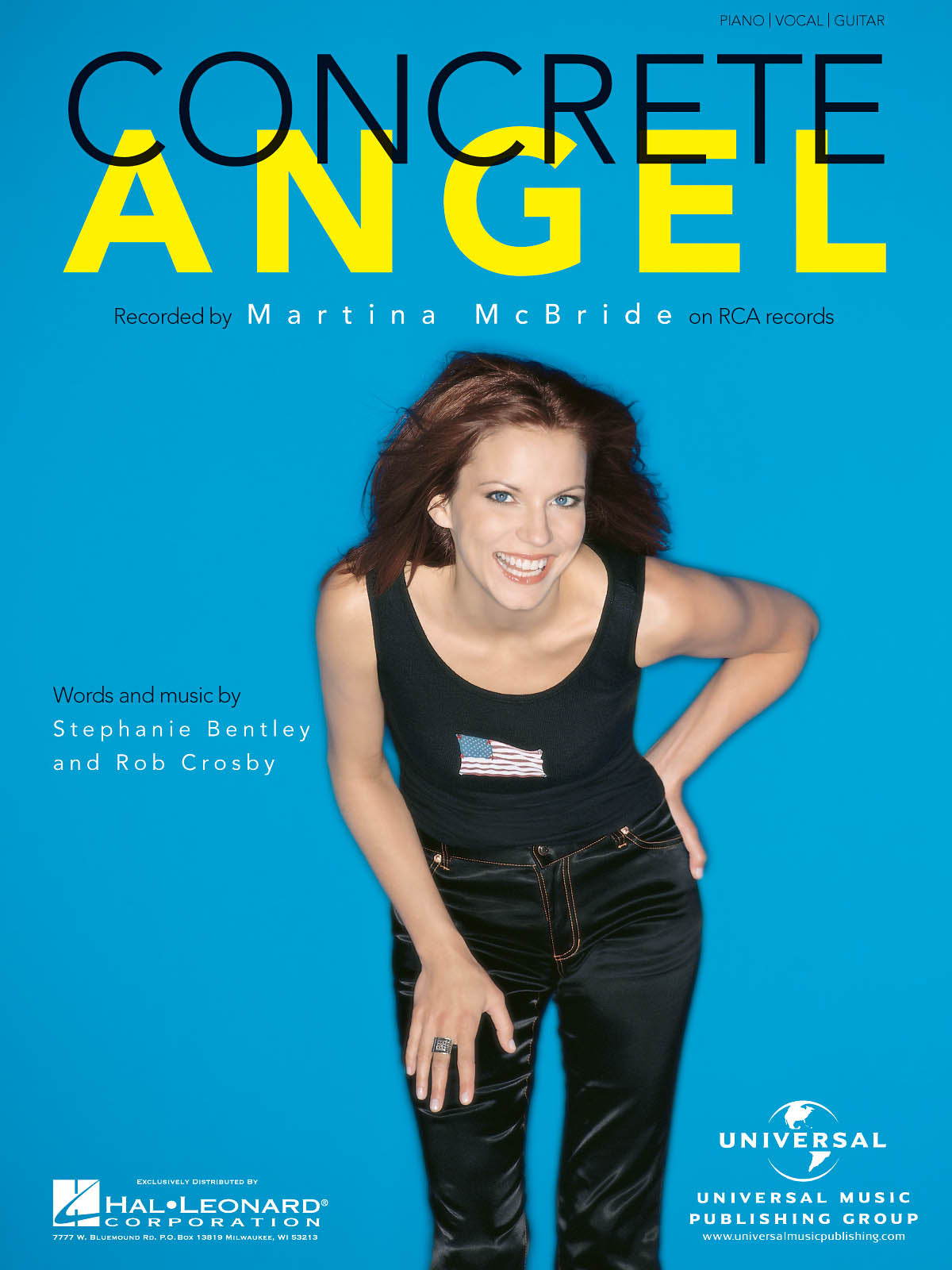 Concrete Angel, Feuillet pour piano et Vocal