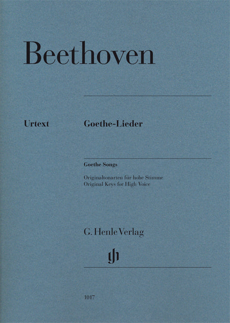 Lieder sur des poèmes de Goethe | Ludwig van Beethoven