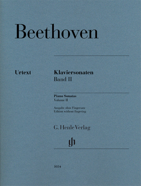 Sonates pour piano - Volume II | Ludwig van Beethoven | Piano | Livre | HN 1034