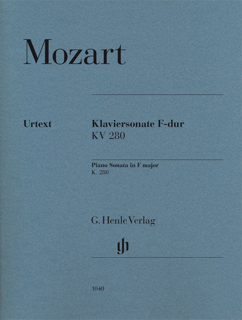 Sonate en fa majeur, K. 280 | Wolfgang Amadeus Mozart