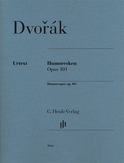 Humoresques op. 101 de Antonín Dvořák, Livre pour piano