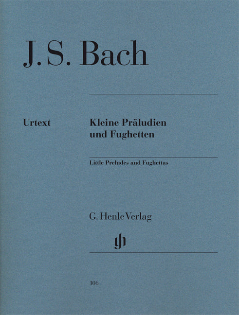 Petits préludes et fughettes | Johann Sebastian Bach | Piano | Livre | HN 106