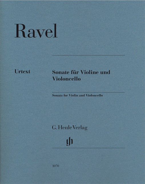 Sonate pour violon et violoncelle | Maurice Ravel