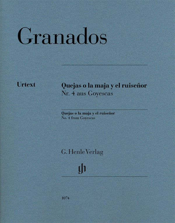 Quejas o la Maja y el Ruiseñor | Enrique Granados | Piano