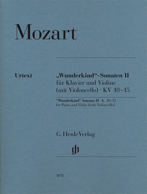 Sonates « Wunderkind » - Volume 2, K. 10-15 | Wolfgang Amadeus Mozart