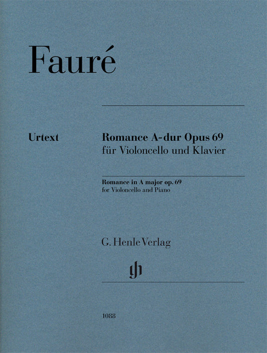 Romance en la majeur, op. 69, pour violoncelle et piano | Gabriel Fauré