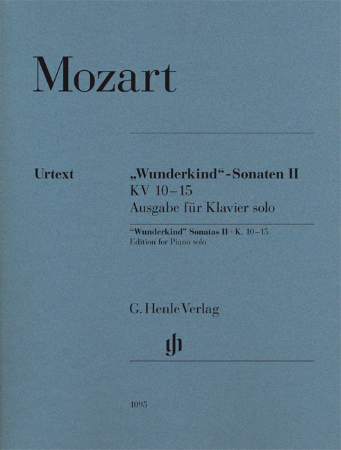 Sonates « Wunderkind » - Volume II, K. 10-15 | Wolfgang Amadeus Mozart