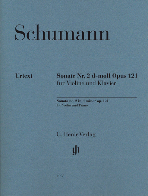 Sonate pour violon n° 2 en ré mineur, op. 121 | Robert Schumann
