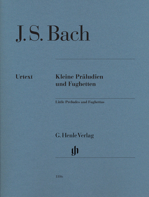 Petits préludes et fughettes | Johann Sebastian Bach | Piano | Livre | HN 1106