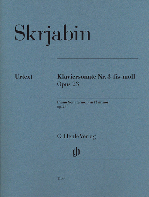 Sonate pour piano n° 3 en fa dièse mineur, op. 23 | Alexander Skrjabin