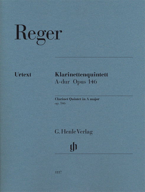 Quintette avec clarinette en la majeur, op. 146 | Max Reger | Quatuor à cordes | Partition + parties