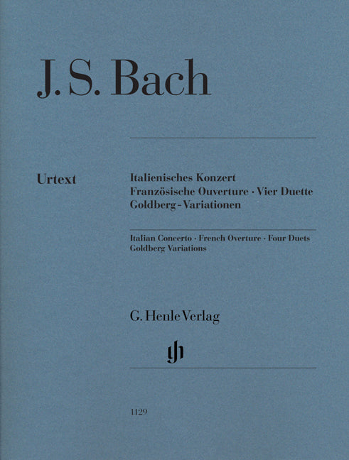 Concerto italien, Ouverture française | Johann Sebastian Bach | Piano | Livre | HN 1129