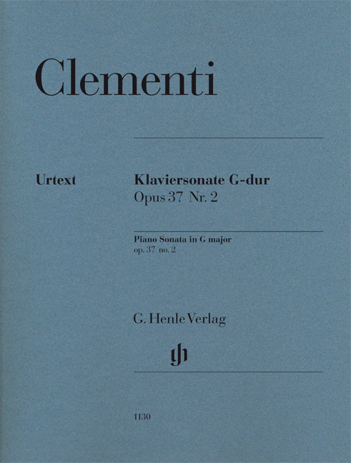 Sonate pour piano en sol majeur, opus 37 n° 2 | Muzio Clementi