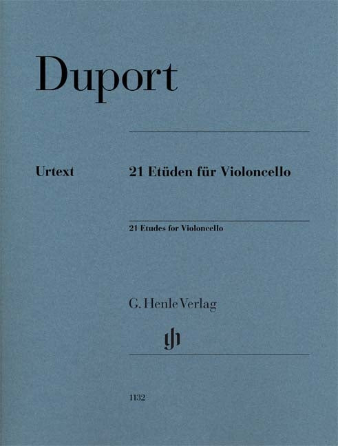 21 études pour violoncelle | Jean-Louis Duport