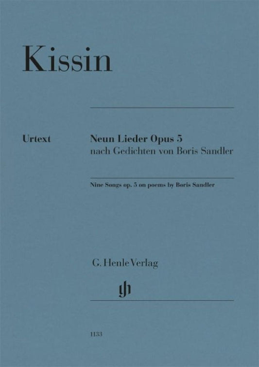 Neuf mélodies, opus 5 | Evgeny Kissin | Voix