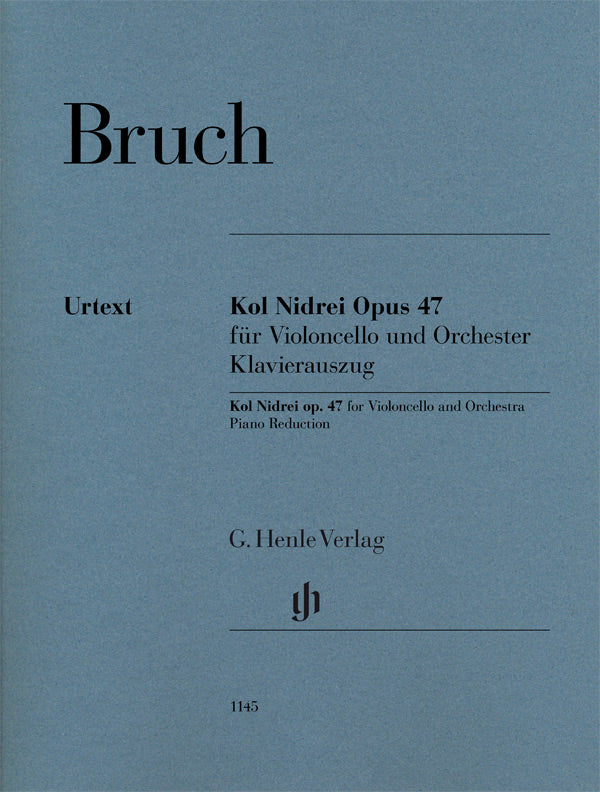Kol Nidrei, opus 47, pour violoncelle et orchestre | Max Bruch