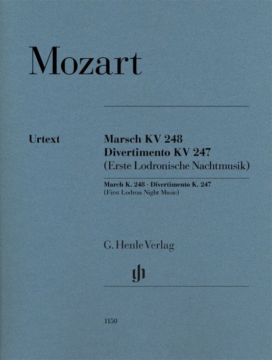 Marche, K. 248 · Divertimento, K. 247 | Wolfgang Amadeus Mozart | Cor | Jeu de parties