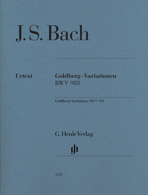 Variations Goldberg, BWV 988 | Johann Sebastian Bach | Piano | Livre | HN 1159