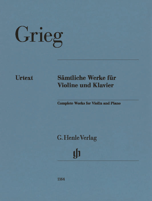 Œuvres complètes pour violon et piano | Edvard Grieg