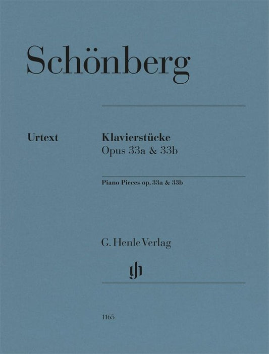 Pièces pour piano, op. 33a et 33b | Arnold Schönberg