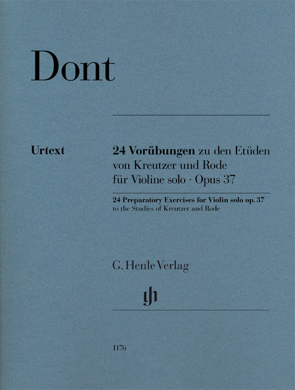 24 exercices préparatoires, op. 37 | Jakob Dont | Violon