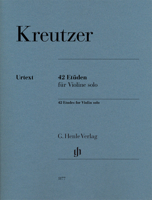 42 études pour violon | Rudolf Kreutzer