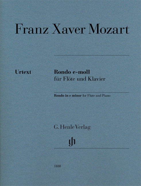 Rondo en mi mineur, pour flûte et piano | Franz Xaver Mozart