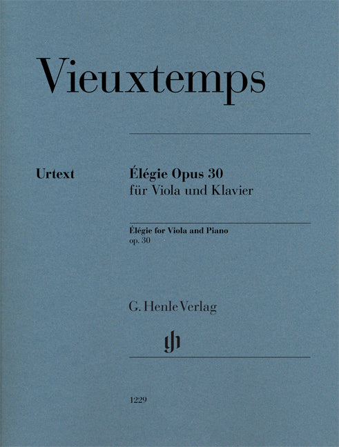 Élégie, opus 30 | Henri Vieuxtemps | Alto
