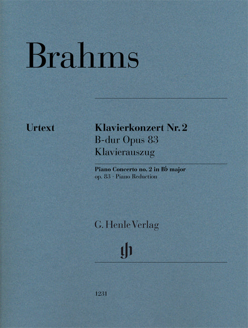 Concerto pour piano n° 2 en si bémol majeur, op. 83 | Johannes Brahms | Piano