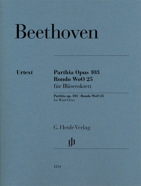 Parthia, op. 103 - Rondo, WoO 25, pour octuor à vent | Ludwig van Beethoven | Cor | Partition