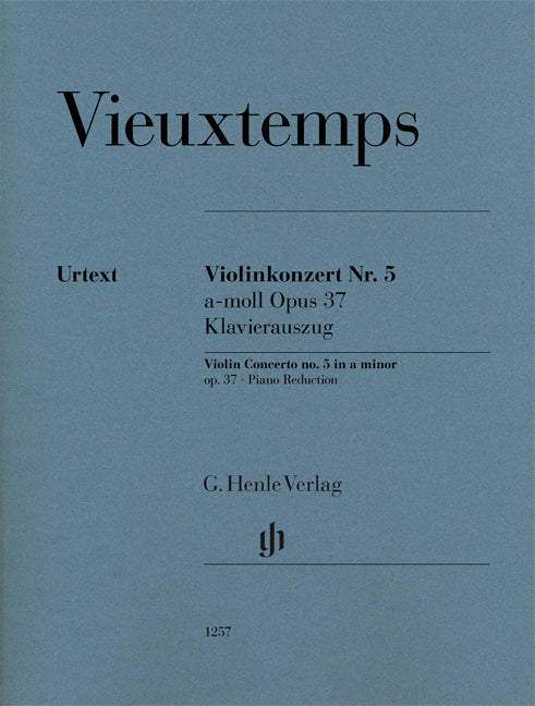 Concerto pour violon n° 5 en la mineur, op. 37 | Henri Vieuxtemps
