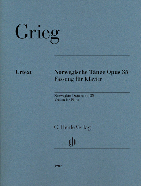 Danses norvégiennes, op. 35 | Edvard Grieg | Piano | Livre | HN1282