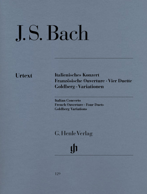 Concerto italien, Ouverture française | Johann Sebastian Bach | Piano | Livre | HN 129