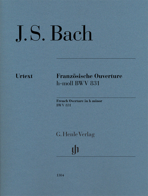 Ouverture française en si mineur, BWV 831 | Johann Sebastian Bach | Piano | Livre | HN 1304