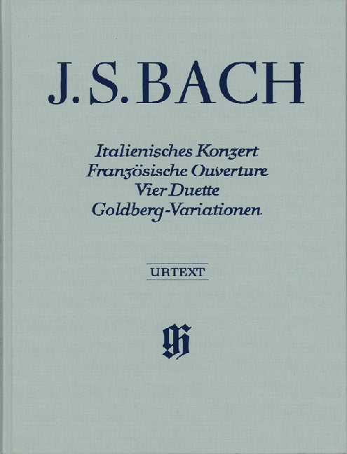 Concerto italien, Ouverture française | Johann Sebastian Bach | Piano | Livre relié