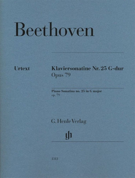 Sonatine pour piano n° 25 en sol majeur, op. 79 | Ludwig van Beethoven