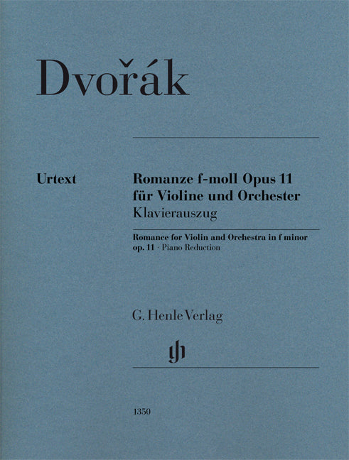 Romance en fa mineur, op. 11 | Antonín Dvořák | Violon