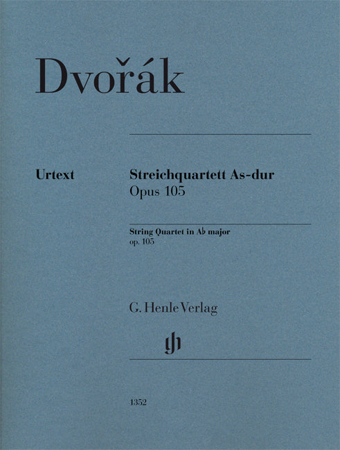 Quatuor à cordes en la bémol majeur, op. 105 | Antonín Dvořák | Quatuor à cordes | Livre